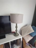 Tafellamp met stoffen kap, Ophalen, Hout, Gebruikt, Landelijk