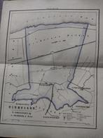56 Uithuizen Oldorp Uithuizermeeden Oldenzijl Litho 1862, Antiek en Kunst, Kunst | Litho's en Zeefdrukken, Ophalen of Verzenden