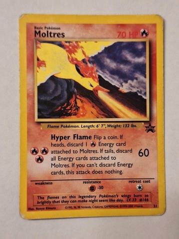 Moltres black star promo Pokemon kaart beschikbaar voor biedingen