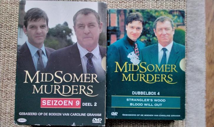 Midsummer murders seizoen 9 deel 2 en dubbelbox 4, compleet,, Cd's en Dvd's, Dvd's | Tv en Series, Zo goed als nieuw, Thriller