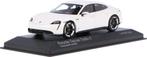 Porsche Taycan Turbo S 2020 Wit Schaal 1/43 Maxichamps, Overige merken, Auto, Nieuw, Ophalen of Verzenden