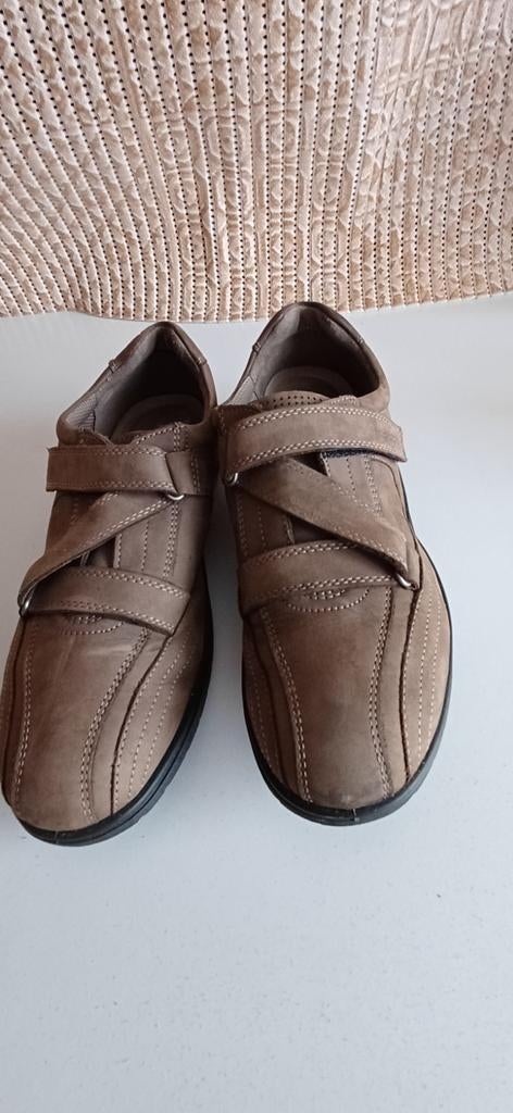 Ecco bruine suede schoenen maat 38, Ecco, Schoenen met lage hakken, Bruin, Ophalen of Verzenden