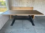 Houten bank, Huis en Inrichting, Ophalen, Gebruikt, 50 tot 100 cm, Rechthoekig