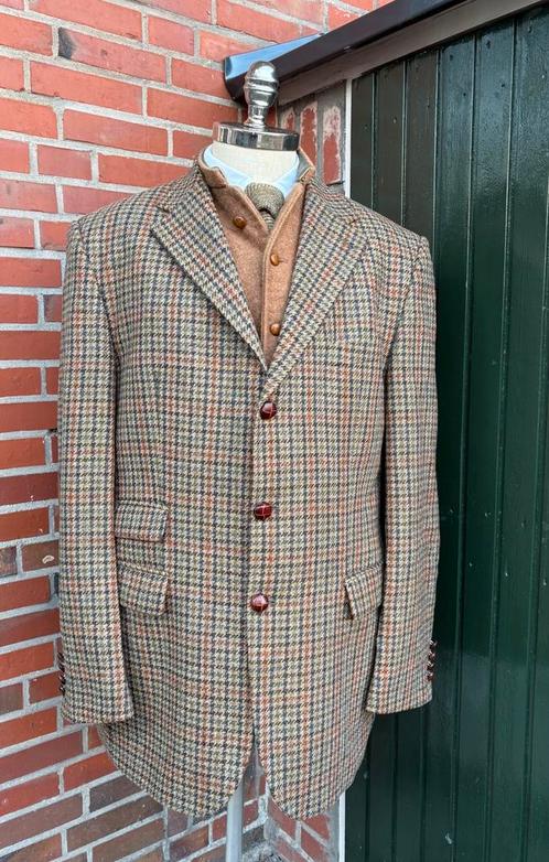 Barbour tweed colbert maat 54, Kleding | Heren, Kostuums en Colberts, Gedragen, Maat 52/54 (L), Ophalen
