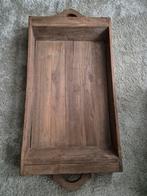 Landelijke houten dienblad 70 x 40 cm, Huis en Inrichting, Woonaccessoires | Dienbladen, Ophalen of Verzenden, Rechthoekig, Hout