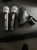 Microfoons 3x base en 2x zang, Ophalen, Zo goed als nieuw, Overige merken