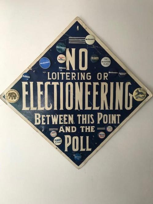 Electioneering' for the new President off the US 1972, Verzamelen, Overige Verzamelen, Ophalen of Verzenden
