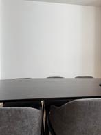 VT wonen eetstoelen te koop + Henk Studio eettafel, Huis en Inrichting, Verzenden, Zo goed als nieuw, Grijs