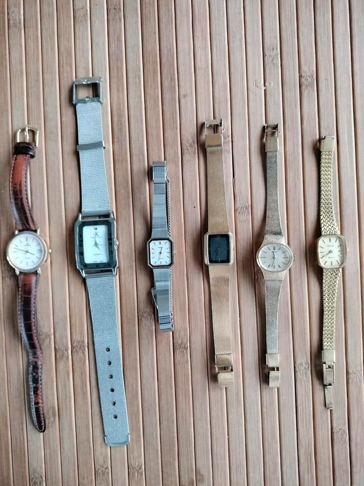 Oude horloges. Junghans, Pulsar, Seiko, CK, Dillard., Sieraden, Tassen en Uiterlijk, Horloges | Dames, Gebruikt, Seiko, Staal