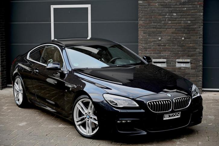 BMW 640i | M-PAKKET | RIJK UITGERUST | CARBON SCHWARZ | 2E E, Auto's, BMW, Bedrijf, Te koop, 6-Serie, 360° camera, ABS, Achteruitrijcamera