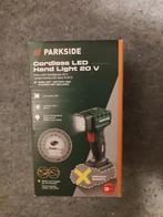 Parkside Accu LED Handlamp 20V (Zonder Accu), Ophalen of Verzenden, Zo goed als nieuw, Accu, Overige typen