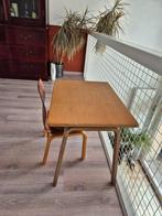 Oud schooltafeltje/bureau en stoel kinderen, Antiek en Kunst, Antiek | Meubels | Tafels, Ophalen
