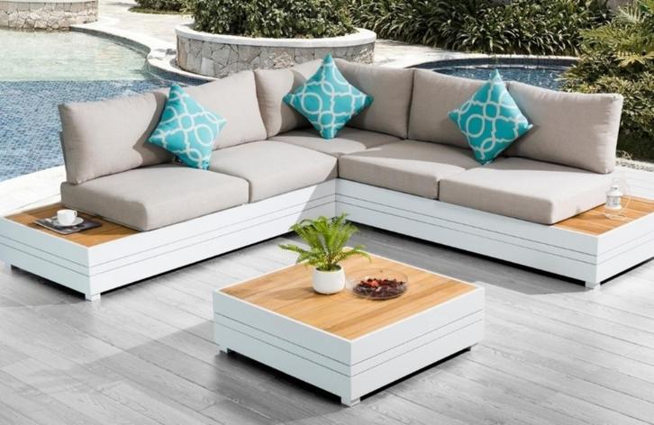 Loungeset Formentera, Tuin en Terras, Tuinsets en Loungesets, Nieuw, Loungeset, Teakhout, Ophalen