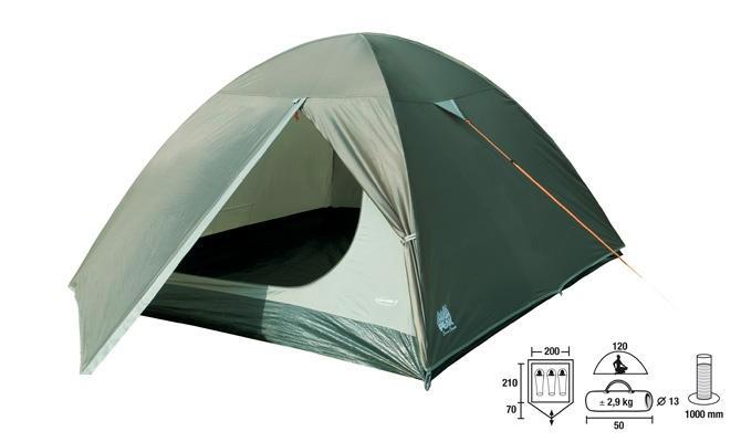 Tent kansas 3 pers., Caravans en Kamperen, Caravan accessoires, Nieuw, Ophalen