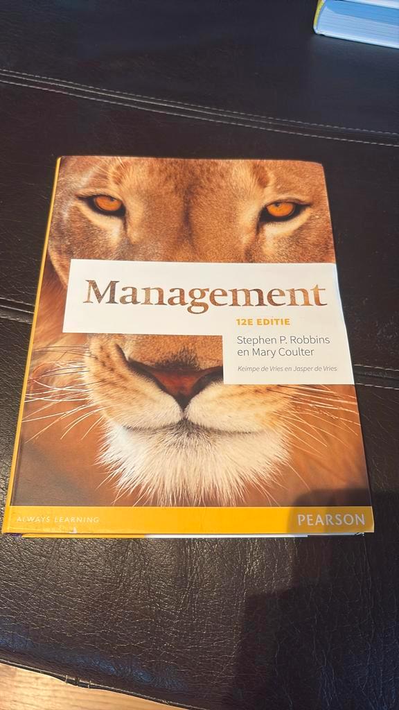 Stephen P. Robbins - Management, Boeken, Schoolboeken, Zo goed als nieuw, Nederlands, Overige niveaus, Ophalen of Verzenden