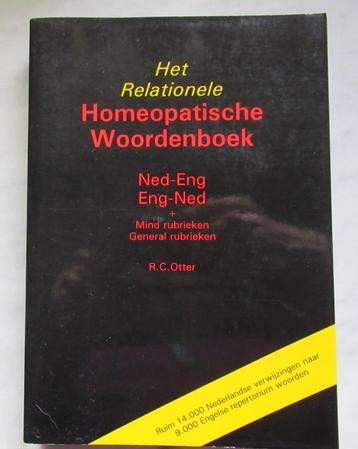 Het relationele homeopathische woordenboek Ned-Eng & Eng-Ned beschikbaar voor biedingen