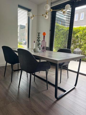 6x Dykk fauteuil met armleuningen – zwart/grijs beschikbaar voor biedingen