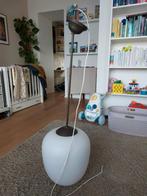 Mid Century Opaal Glas Lamp, Huis en Inrichting, Ophalen of Verzenden, Gebruikt, Glas, Minder dan 50 cm