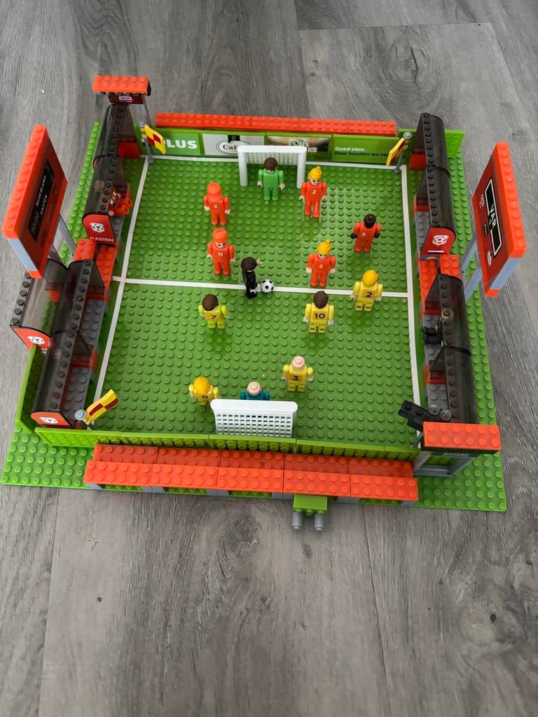 Lego Plus Voetbalwedstrijd met Bussen, Ophalen, Gebruikt, Complete set, Duplo