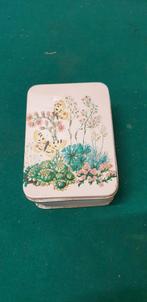 blik bloemen en vlinders, Verzamelen, Blikken, Ophalen of Verzenden