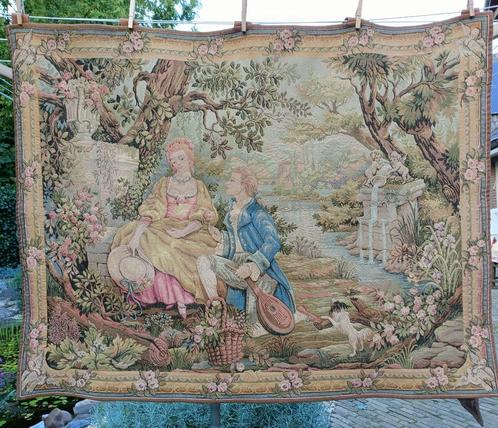 MARC WAYMEL jardin d'amour gobelin wandtapijt Franklin Mint, Antiek en Kunst, Antiek | Kleden en Textiel, Ophalen of Verzenden