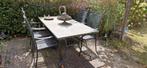 Prachtige granieten tuintafel, Ophalen, Zo goed als nieuw, Rechthoekig, Overige materialen