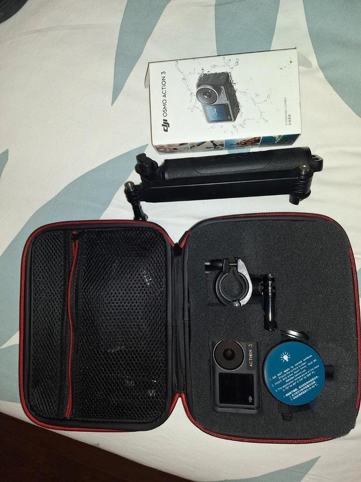 DJI Osmo action 3 met DJI Care Refresh tot maart 2026, Audio, Tv en Foto, Actiecamera's, Zo goed als nieuw, Overige merken, Ophalen of Verzenden
