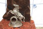 Steigerend paard  ( Tin, Antiek en Kunst, Antiek | Tin, Ophalen of Verzenden