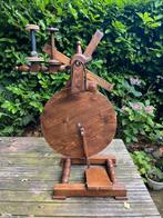 Goed modern spinnewiel met haspel en 3 klossen, Ophalen, Gebruikt, Spinnewiel