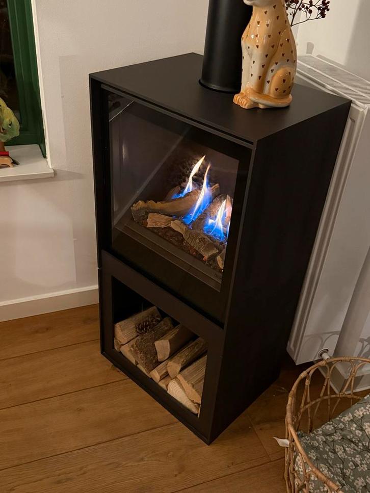 Barbas Box Gas 55 Bellfires Gaskachel Gashaard design modern, Huis en Inrichting, Haarden, Zo goed als nieuw, Gashaard, Ophalen