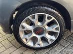 Fiat 500 C 1.2 500S Cabrio *sportstoelen alcantara *16 inch, Gebruikt, 4 cilinders, Cabriolet, Bedrijf