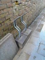 Fietsenrek, fietsenstandaard, aan beton blok, standaard maat, Fietsen en Brommers, Fietsaccessoires | Fietsenrekken, Ophalen, Zo goed als nieuw