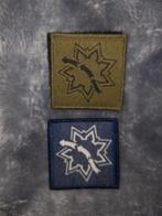 Borstembleem 5x5, Verzamelen, Ophalen of Verzenden, Landmacht, Nederland, Embleem of Badge