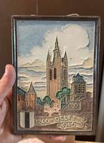 Porceleyne Fles Cloisonne tegel 700 Delft oude kerk, Ophalen of Verzenden