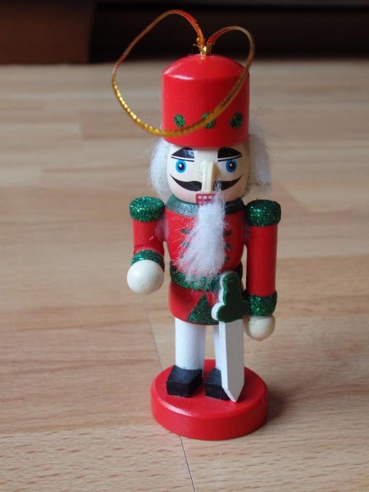 Notenkraker met glitter voor in de kerstboom, Diversen, Kerst, Gebruikt, Ophalen