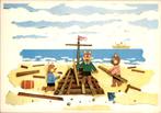 VHK, beren maken vlot, George Riel, Verzamelen, Ansichtkaarten | Themakaarten, Verzenden, 1960 tot 1980, Ongelopen, Kinderen