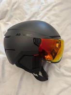 Skihelm atomic met vast vizier, Overige typen, Ophalen of Verzenden, Zo goed als nieuw, Atomic