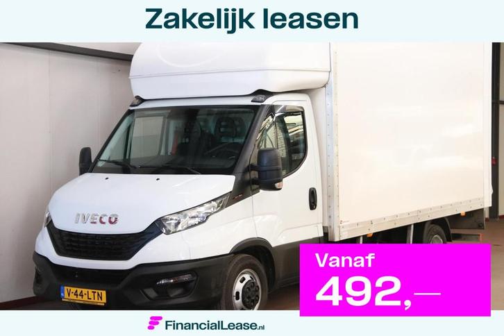 Iveco Daily 35C16 3.0 BAKWAGEN MET ZIJDEUR EN LAADKLEP, Auto's, Bestelauto's, Bedrijf, Lease, Financial lease, ABS, Alarm, Startonderbreker