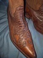 Western/biker laarzen half hoog mt 40 zgan, Kleding | Heren, Schoenen, Ophalen of Verzenden, Zo goed als nieuw, Bruin, Boots