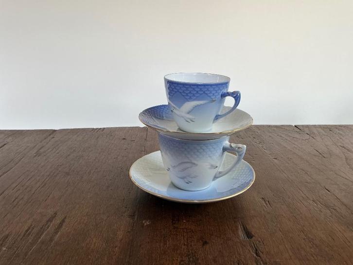 Bing & Grondahl Denemarken Seagull Fanny Garde Kop & Schotel, Antiek en Kunst, Antiek | Servies los, Verzenden