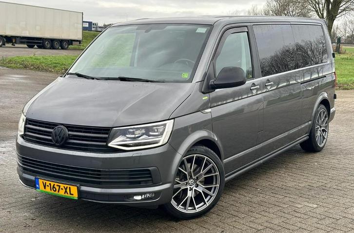 Volkswagen Transporter T6 DC 2.0TDI 204pk L2h1, Auto's, Bestelauto's, Particulier, Adaptieve lichten, Adaptive Cruise Control