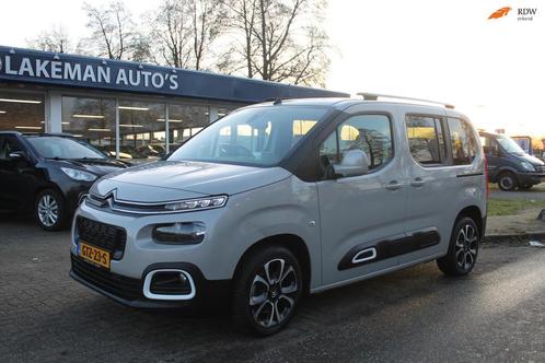 Citroen BERLINGO 1.2 PureTech Shine Navi Camera Headup 7Pers, Auto's, Citroën, Bedrijf, Te koop, Berlingo, ABS, Achteruitrijcamera