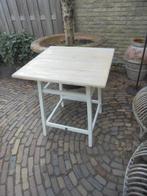 Tafel Riviera Maison mooi exemplaar, Huis en Inrichting, Tafels | Bijzettafels, Ophalen, Gebruikt, Vierkant, 55 tot 75 cm
