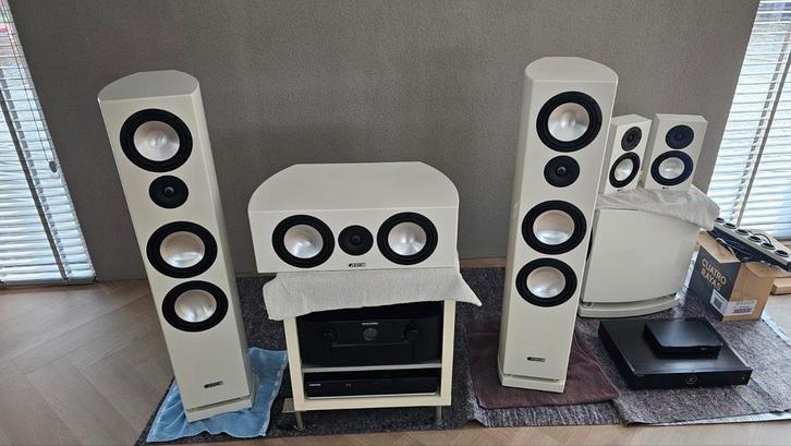 Canton Vento 2 x 890DC,  2 x GLE 416 en een Center 858.2, Audio, Tv en Foto, Luidsprekers, Center speaker, 120 watt of meer, Overige merken