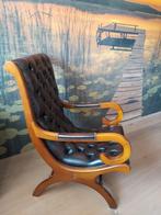 Chesterfield Victorian fauteuil Absolute Nieuwstaat, Huis en Inrichting, Fauteuils, Ophalen of Verzenden, Zo goed als nieuw, 75 tot 100 cm