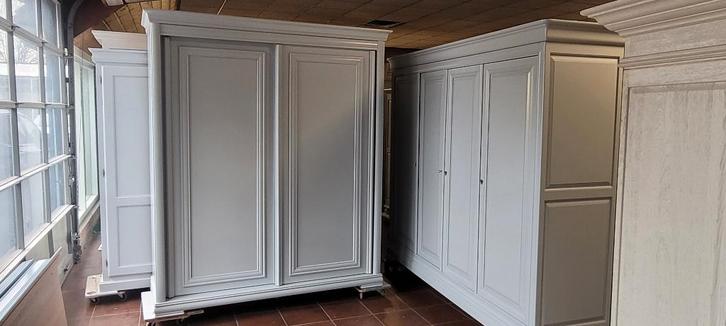 Garderobekasten slaapkamerkast, kledingkast, brocante kasten, Antiek en Kunst, Antiek | Meubels | Kasten, Ophalen