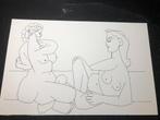 Inkt tekening, vermoedelijk Picasso (1), Ophalen of Verzenden