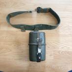 Oude militaire koppelriem met veldfles, Verzamelen, Militaria | Tweede Wereldoorlog, Ophalen, Landmacht, Nederland
