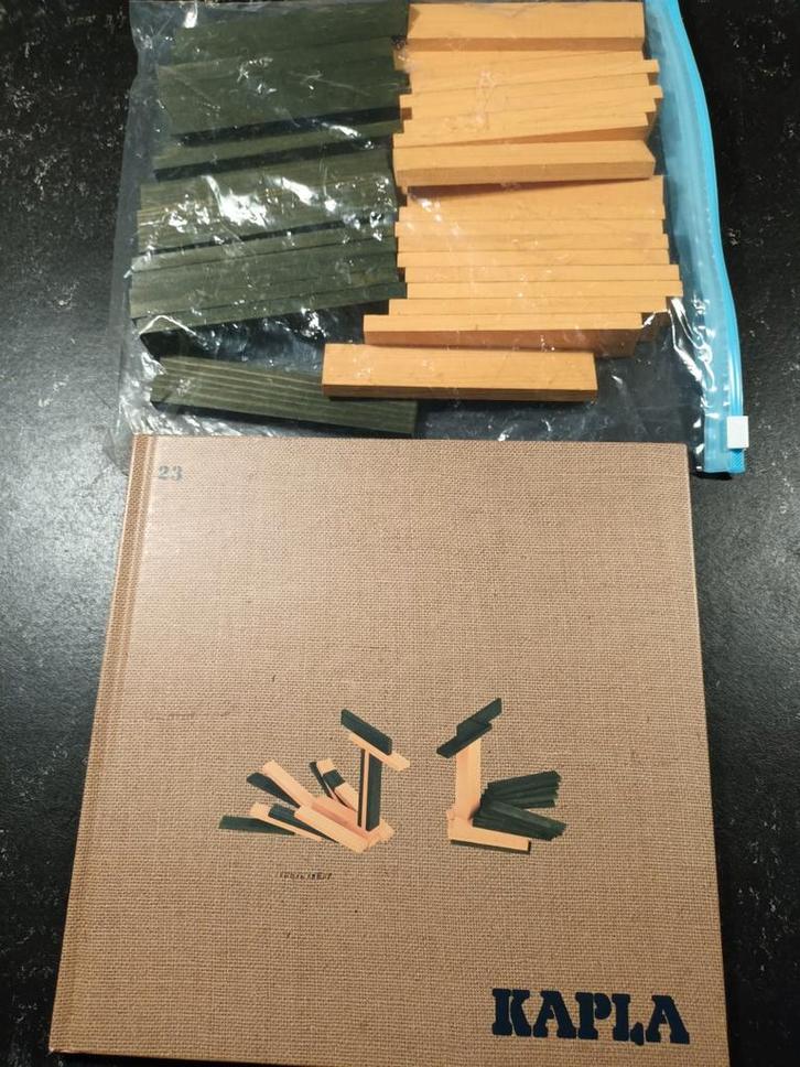 Kapla boekje + plankjes - Direct aan de slag!, Kinderen en Baby's, Speelgoed | Bouwstenen, Zo goed als nieuw, Overige merken, Ophalen of Verzenden