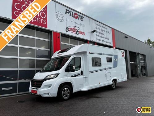 Pilote P 726P Fransbed!, Caravans en Kamperen, Campers, Bedrijf, tot en met 5, Half-integraal, Pilote, Diesel, Handgeschakeld